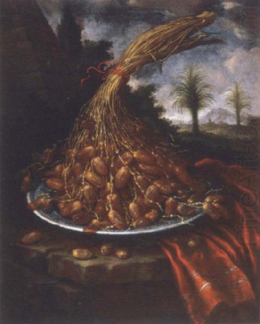 Plate with Datteln, Bartolomeo Bimbi